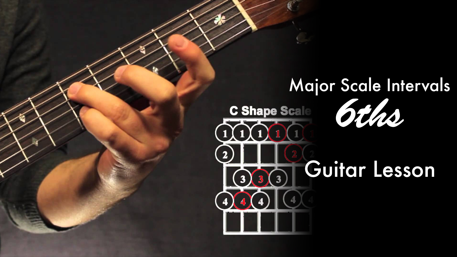 Major Scale Intervals 6ths • Garret's Guitar Lessons