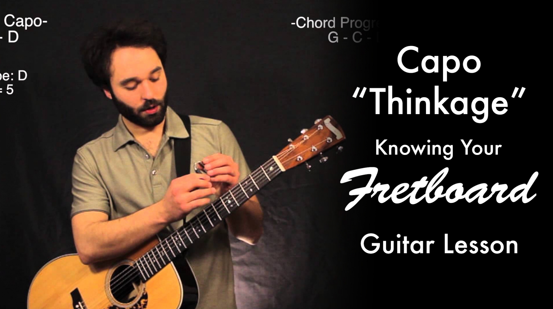 Drop D Chord Shapes • Garret's Guitar Lessons