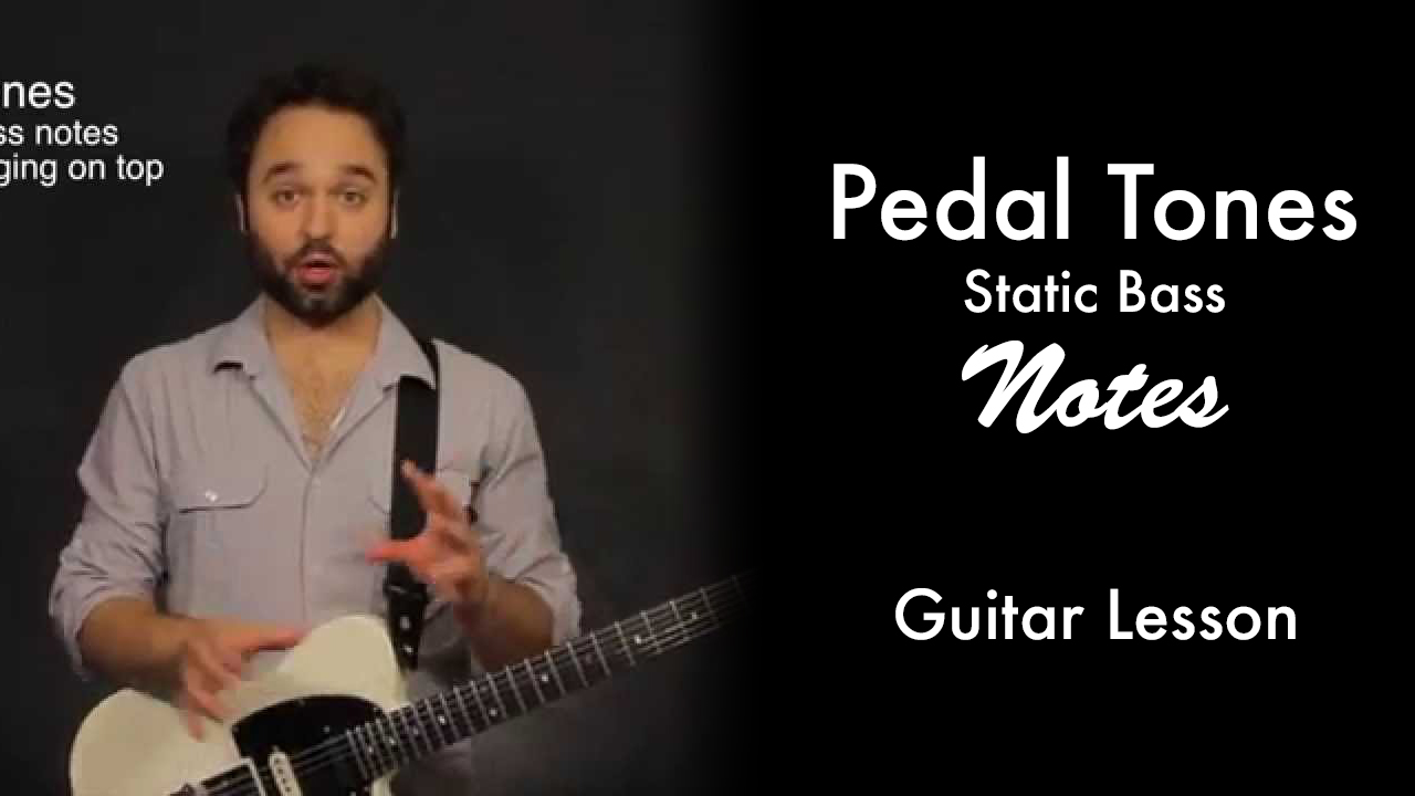 Pedal Tones (Static Bass Notes) • Garret's Guitar Lessons