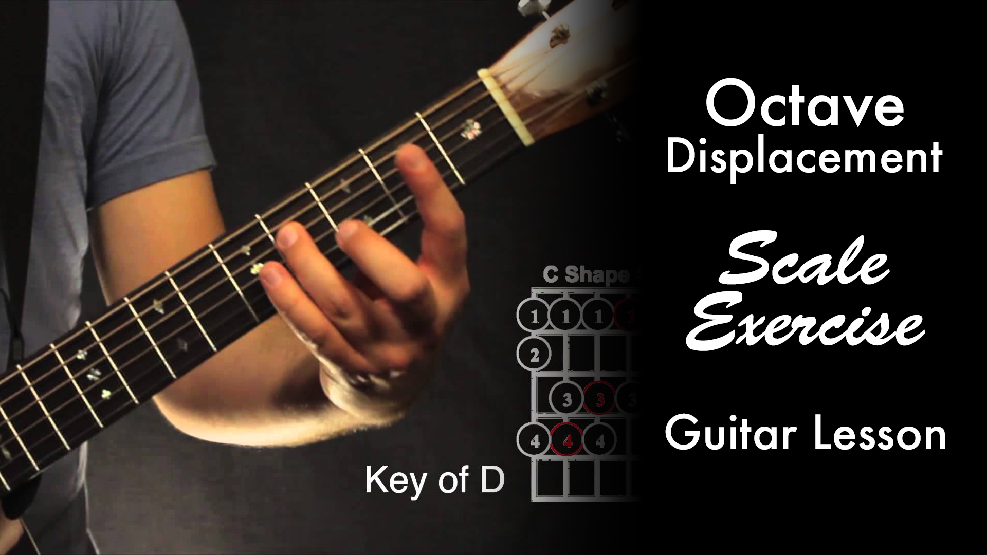 Octave Displacement Scale Exercise • Garret's Guitar Lessons
